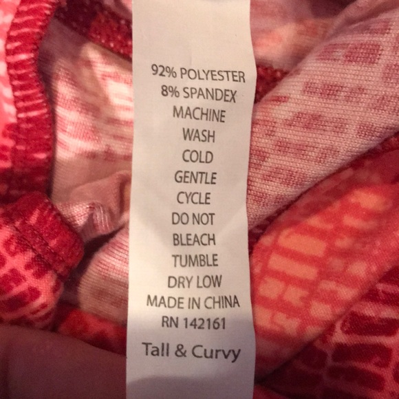 LuLaRoe Tall & Curvy leggings NWT - Picture 4 of 6